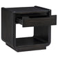 Leandro 2-piece Wood Coffee and End Table Set Burnished Black