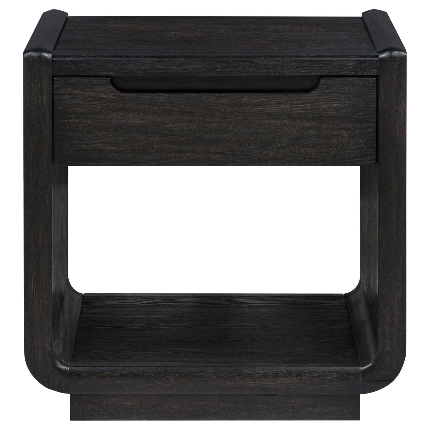 Leandro 3-piece Wood Coffee and End Table Set Burnished Black