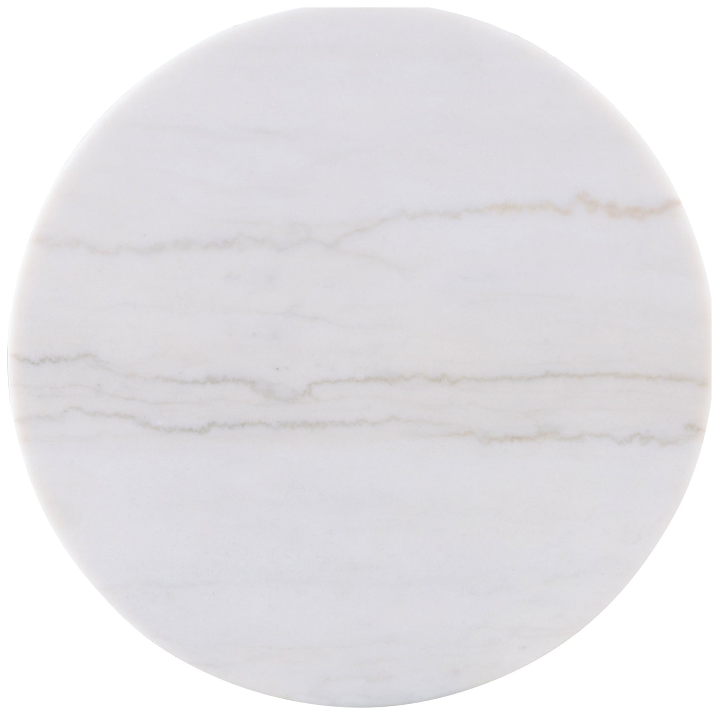 Jason 3-piece Round White Marble Coffee Table Set Greige