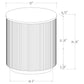 Jason 3-piece Round White Marble Coffee Table Set Greige