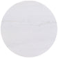 Jason 2-piece Round White Marble Coffee Table Set Honey Brown