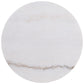 Jason 3-piece Round White Marble Coffee Table Set Honey Brown