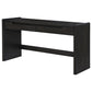 Leandro 2-drawer Home Office Writing Desk Burnished Black