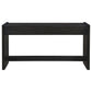Leandro 2-drawer Home Office Writing Desk Burnished Black