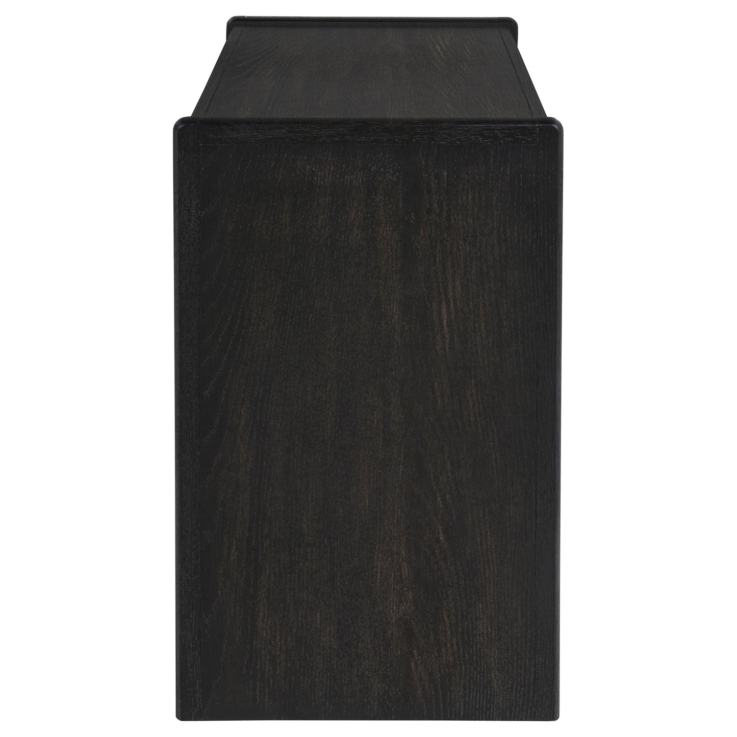 Leandro 2-drawer Home Office Writing Desk Burnished Black