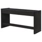Leandro 2-drawer Home Office Writing Desk Burnished Black