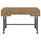 Analiese 47-inch 3-drawer Writing Desk Mango