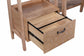 Fabian 2-piece 4-shelf Bookshelf with Drawer Distressed Light Brown