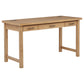 Vermes 55-inch 3-drawer Writing Desk with Power Outlet Light Ash