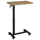 Westpark Pneumatic Adjustable C-Shape Side Table with Casters Mango