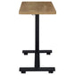 Westpark Pneumatic Adjustable C-Shape Side Table with Casters Mango