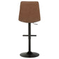 Eldridge Faux Leather Upholstered Adjustable Bar Stool Coffee