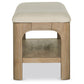Solano 52-inch Bedroom Bed End Bench Weathered Mango