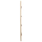 Solano 80-inch Full Length Floor Mirror Weathered Mango