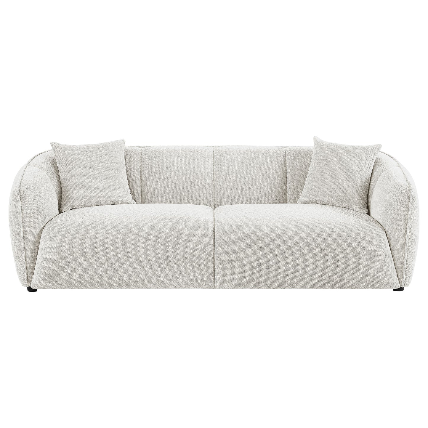 Aleisha Fabric Upholstered Sofa Sand