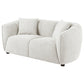Aleisha Fabric Upholstered Loveseat Sand