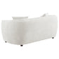 Aleisha Fabric Upholstered Loveseat Sand