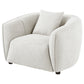 Aleisha Fabric Upholstered Accent Chair Sand