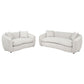 Isabella 2-piece Fabric Upholstered Sofa Set Sand