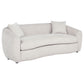Isabella 2-piece Fabric Upholstered Sofa Set Sand