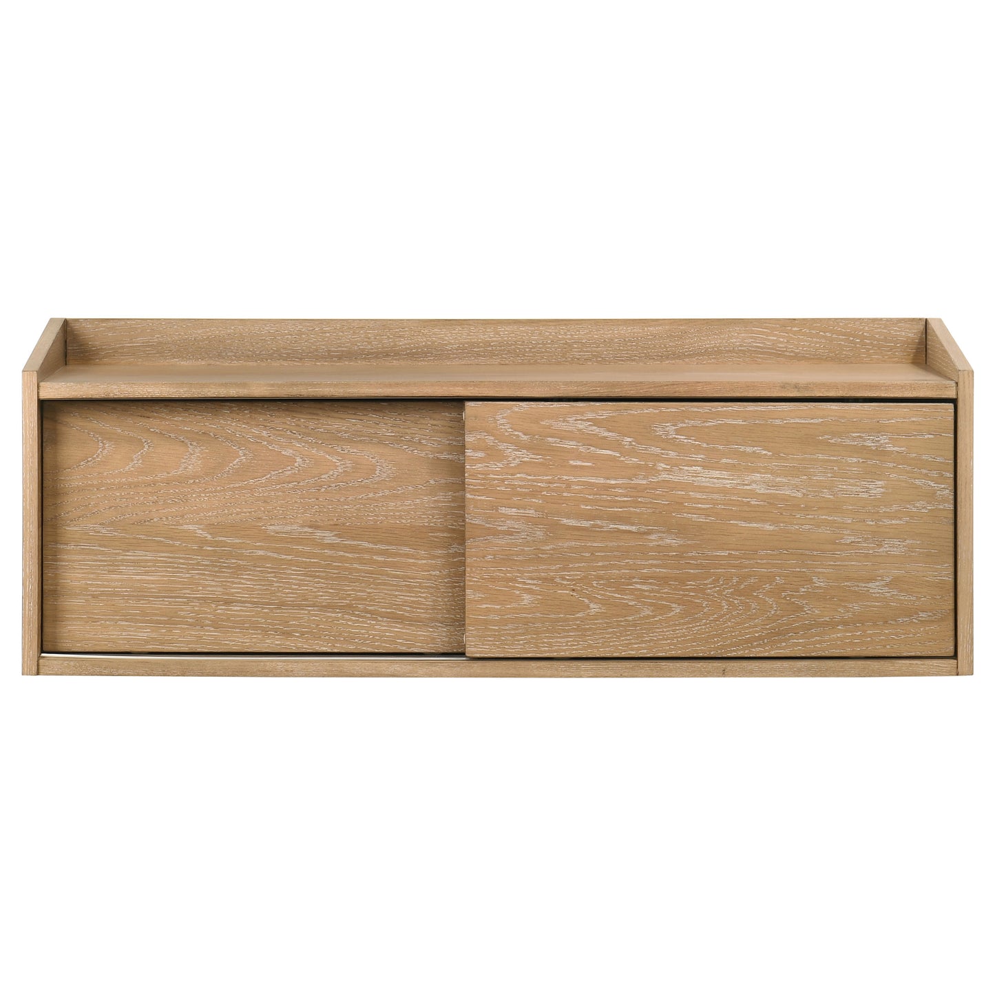 Fabian Bookshelf Bridge with Cubbies Distressed Light Brown