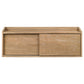 Fabian Bookshelf Bridge with Cubbies Distressed Light Brown