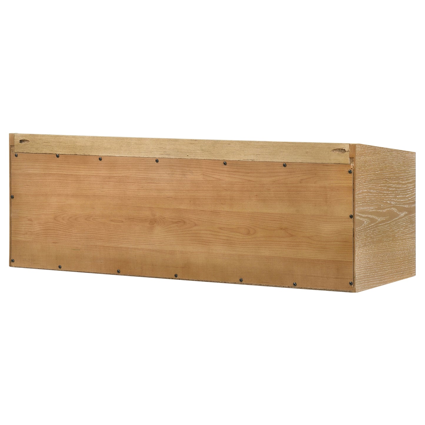 Fabian Bookshelf Bridge with Cubbies Distressed Light Brown