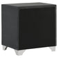 Melody Upholstered 2-drawer Nightstand Grey