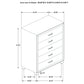 Melody Upholstered 2-drawer Nightstand Grey