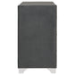 Melody 6-drawer Upholstered Dresser Grey