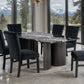 Selsey - Dining Table, Black Stone Top