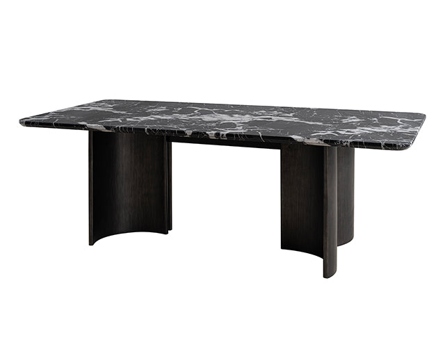 Selsey - Dining Table, Black Stone Top