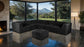 Nappi - Large L-Sectional w/ Ottoman (Compressed Foam)