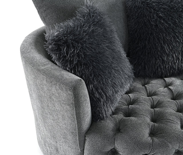 Sofi - Button Tufted Swivel Chair