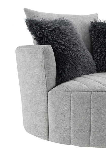 Hoople - Channel Tufted Swivel Chair