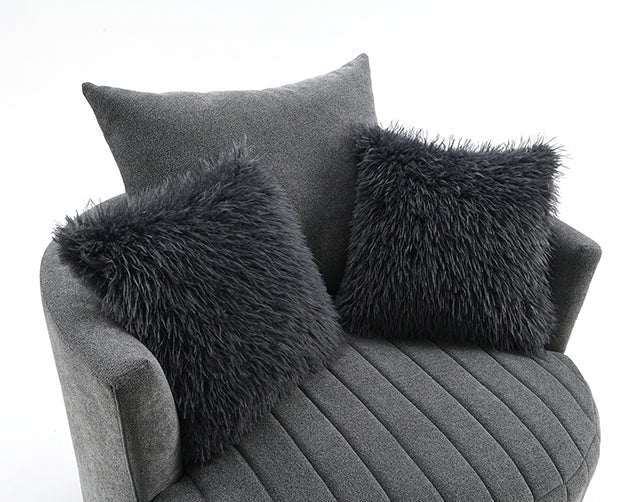 Hoople - Channel Tufted Swivel Chair