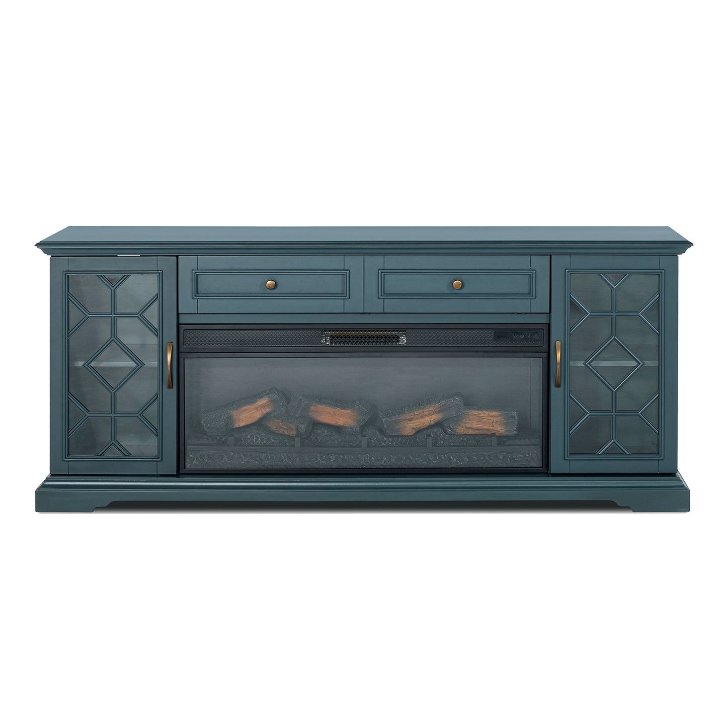 Fidel - 74'' TV Console w/ Electric Fireplace