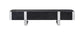 Leknes - TV Stand Black w/ Silver Frame