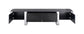 Leknes - TV Stand Black w/ Silver Frame