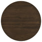 Hamlyn 47-inch Round Wood Dining Room Table Walnut
