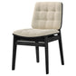 Redbridge Upholstered Side Chair Cream and Black (Set of 2)