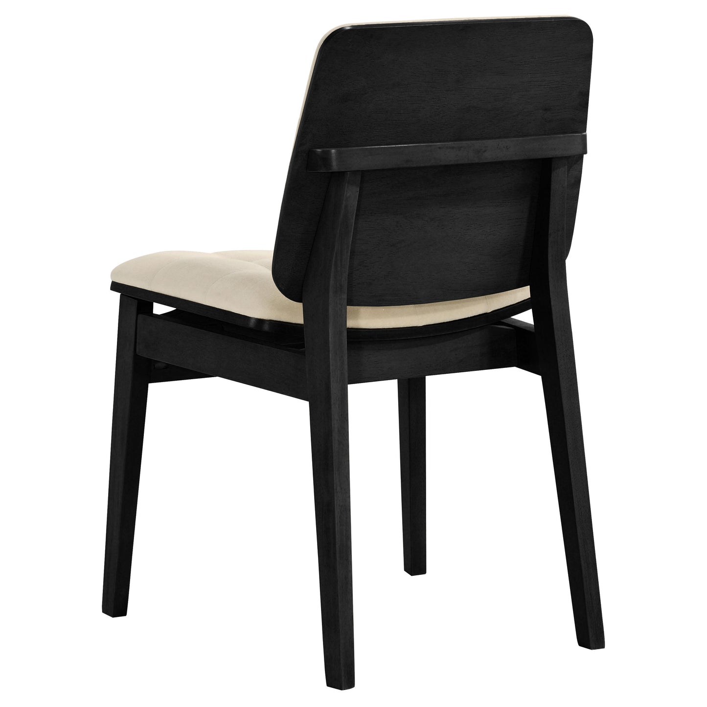 Redbridge Upholstered Side Chair Cream and Black (Set of 2)