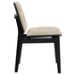 Redbridge Upholstered Side Chair Cream and Black (Set of 2)