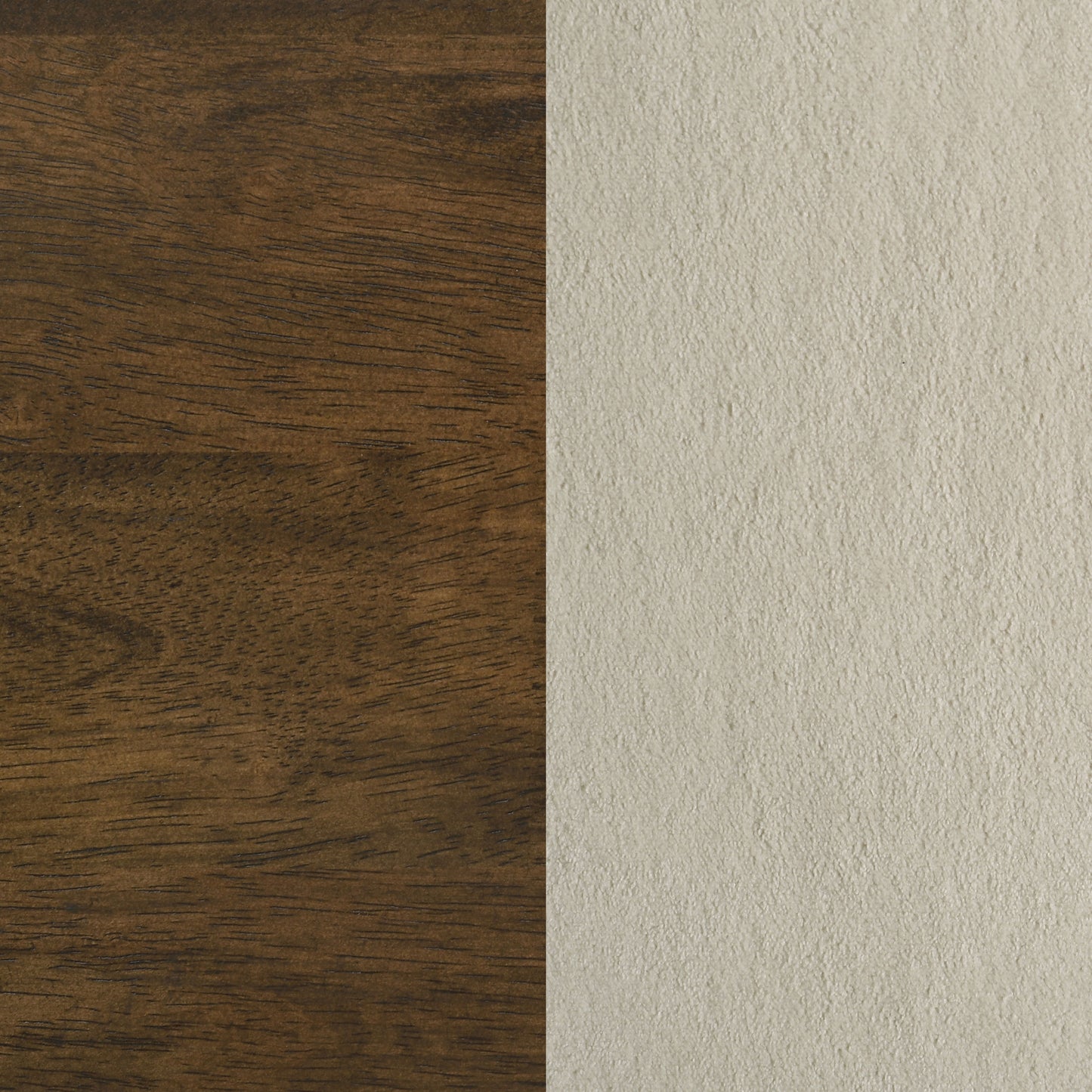 Redbridge Upholstered Counter Chair Cream and Walnut (Set of 2)