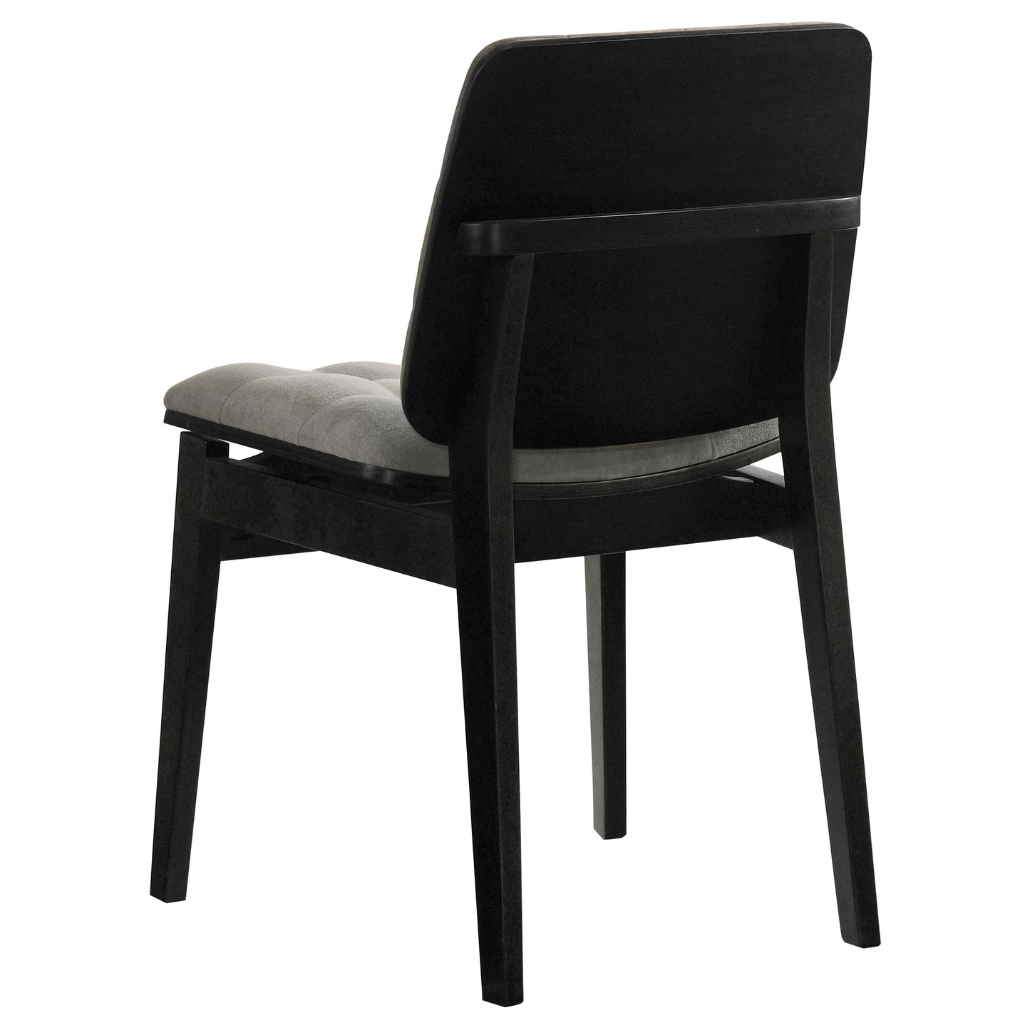 Redbridge Upholstered Side Chair Grey and Black (Set of 2)