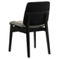 Redbridge Upholstered Side Chair Grey and Black (Set of 2)