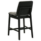 Redbridge Upholstered Counter Chair Grey and Black (Set of 2)