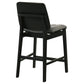 Redbridge Upholstered Counter Chair Grey and Black (Set of 2)
