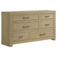 Hendricks 5-piece Eastern King Bedroom Set Light Oak