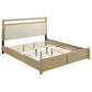 Hendricks 5-piece Eastern King Bedroom Set Light Oak